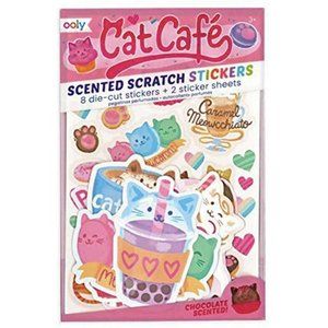 OOLY, Cat Cafe Scented Stickers
